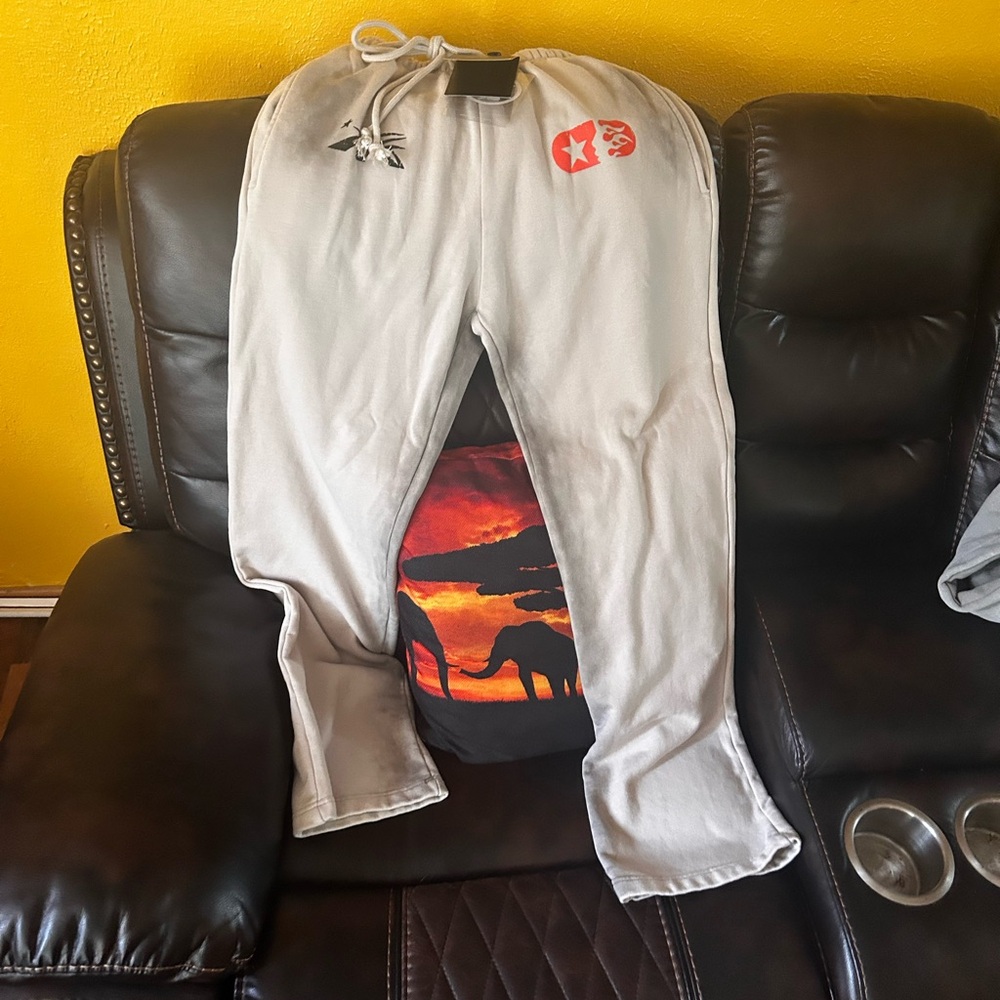 Star Logo Gray Sweatpants
